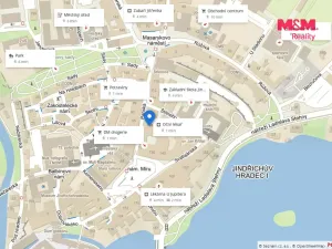 Pronájem bytu 2+kk, Jindřichův Hradec - Jindřichův Hradec I, Panská, 70 m2