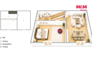 Prodej rodinného domu, Mikulovice, Mlýnská, 250 m2
