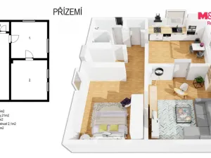 Prodej chalupy, Žehuň, 71 m2