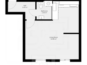 Pronájem bytu 1+kk, České Budějovice, Lipenská, 33 m2