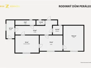 Prodej rodinného domu, Perálec, 100 m2