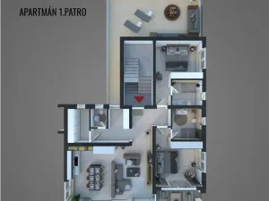 Prodej bytu 3+kk, Barbat na Rabu, Chorvatsko, 107 m2