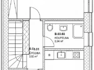Pronájem bytu 2+kk, Chlumec nad Cidlinou, Mládežnická, 45 m2