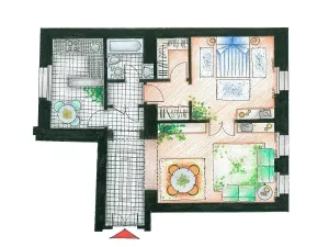 Pronájem bytu 2+1, Praha - Smíchov, 80 m2