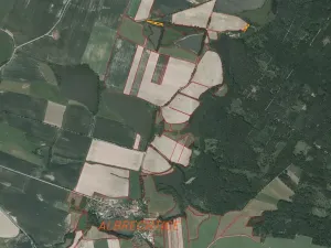 Dražba pozemku, Drahonice, 2121 m2