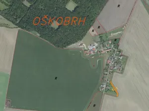 Dražba pozemku, Opolany, 1293 m2