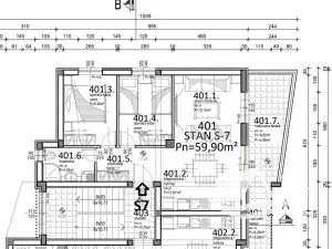 Prodej bytu 3+kk, Mandre, Chorvatsko, 45 m2