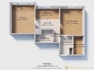 Prodej bytu 2+1, Liberec, Matoušova, 58 m2