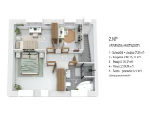 Prodej rodinného domu, Pustiměř, Konečná, 86 m2