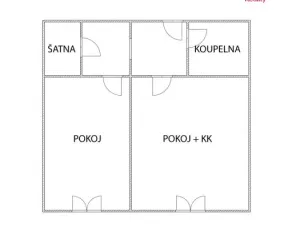 Pronájem bytu 2+kk, Pardubice - Zelené Předměstí, Jana Palacha, 60 m2