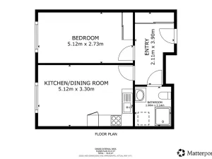 Pronájem bytu 2+kk, Praha - Řeporyje, Haenkeho, 47 m2