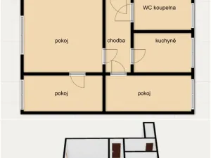 Prodej bytu 3+1, Náchod - Staré Město nad Metují, Bílkova, 55 m2