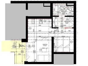 Pronájem bytu 2+kk, Brno, Svitavská, 34 m2