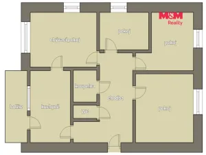 Pronájem bytu 4+1, Smilovy Hory, 109 m2