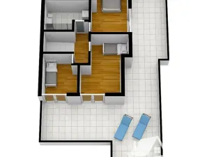 Prodej bytu 4+kk, Povljana, Chorvatsko, 100 m2