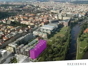 Pronájem bytu 3+kk, Praha - Karlín, Za Karlínským přístavem, 82 m2