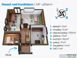 Prodej rodinného domu, Rozseč nad Kunštátem, 94 m2