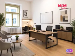 Pronájem kanceláře, Praha - Vinohrady, náměstí Míru, 74 m2