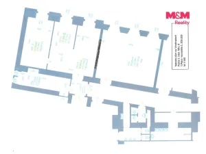 Pronájem kanceláře, Praha - Vinohrady, náměstí Míru, 92 m2