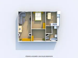 Prodej bytu 2+1, Klatovy, Hálkova, 56 m2