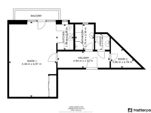 Pronájem bytu 1+kk, Praha - Žižkov, Dalimilova, 50 m2