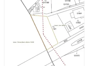 Prodej zahrady, Líně, 1120 m2