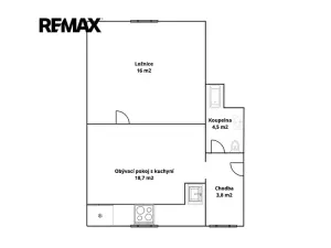 Prodej bytu 2+kk, Hostivice, Čsl. armády, 43 m2
