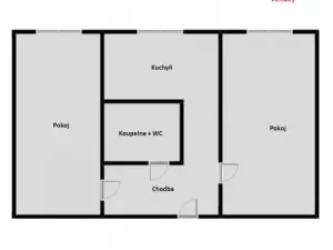 Prodej bytu 2+1, Karviná - Ráj, Kosmonautů, 54 m2