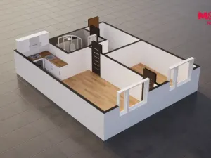 Prodej bytu 2+kk, Teplice, Pražská, 39 m2