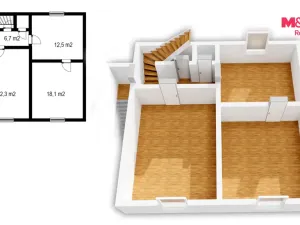 Prodej rodinného domu, Krupka, Libušín, 122 m2