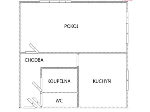 Pronájem bytu 1+1, Louny, Náměstí Benedikta Rejta, 40 m2