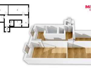 Prodej bytu 3+1, Praha - Letňany, Bukovecká, 71 m2