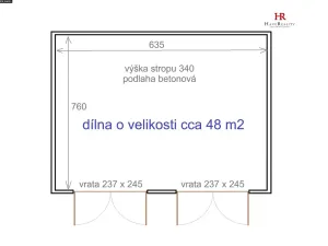 Pronájem komerční nemovitosti, Praha - Stodůlky, K Hájům, 48 m2