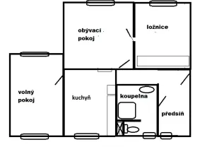 Pronájem bytu 3+1, Teplice, Svojsíkova, 80 m2