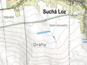 Prodej podílu pole, Suchá Loz, 1661 m2