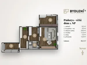 Prodej rodinného domu, Kamýk, 207 m2
