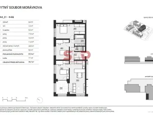 Prodej bytu 4+kk, Vyškov, Morávkova, 87 m2