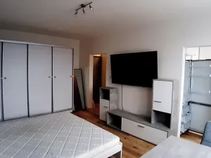 Pronájem bytu 1+kk, Praha - Modřany, Nikoly Vapcarova, 32 m2