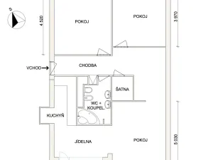 Prodej bytu 3+1, Havířov - Město, Dlouhá třída, 95 m2
