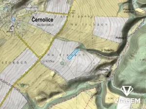 Prodej podílu pole, Černolice, 409 m2