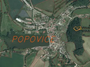 Prodej lesa, Popovice, 3093 m2