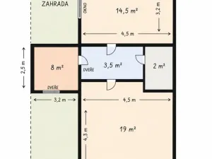 Prodej rodinného domu, Vrdy, U Sokolovny, 59 m2