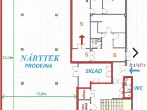 Pronájem obchodního prostoru, Rychnov nad Kněžnou, Havlíčkova, 291 m2
