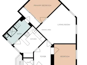 Pronájem bytu 3+1, Praha - Podolí, Podolská, 69 m2