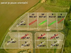Prodej pozemku pro bydlení, Medlovice, 913 m2