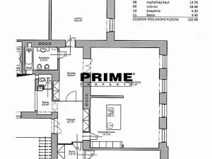 Pronájem bytu 3+kk, Praha - Vinohrady, Jana Masaryka, 133 m2