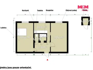 Prodej bytu 2+1, Kraslice, Čs. armády, 54 m2