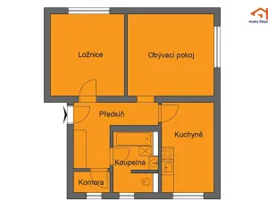 Prodej bytu 2+1, Nová Včelnice, Československé armády, 55 m2