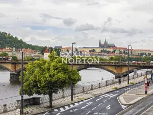 Pronájem bytu 3+1, Praha - Nové Město, Rašínovo nábřeží, 103 m2