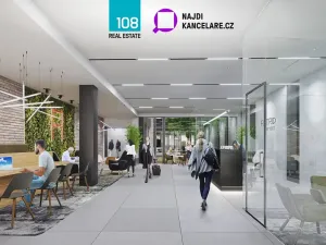 Pronájem kanceláře, Praha - Holešovice, Dělnická, 840 m2